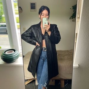 Long Leather Jacket